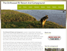 Tablet Screenshot of driftwoodrvresort.com